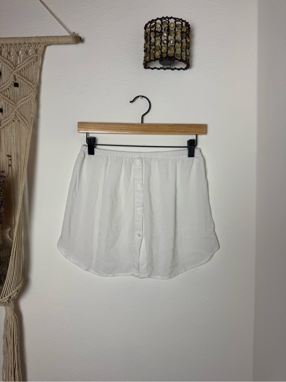 Vintage White Mini Skirt